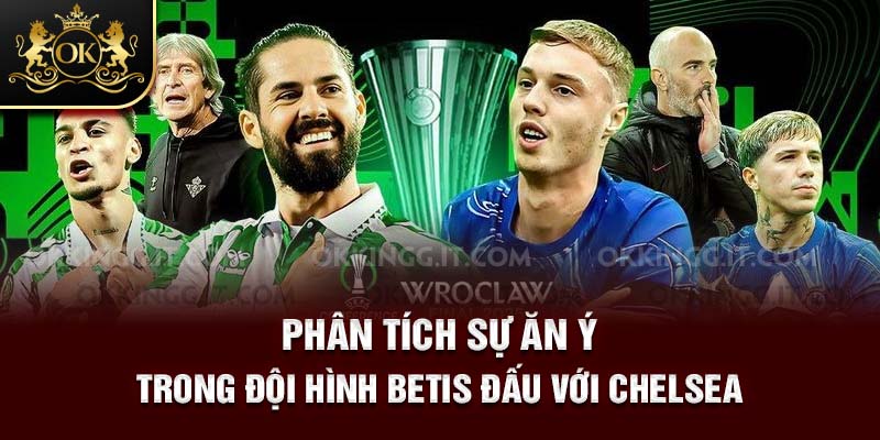 Phân tích sự ăn ý trong đội hình Betis đấu với Chelsea